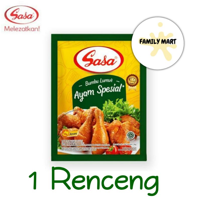 

1 Renceng Sasa Bumbu Lumur Ayam 10 Sachet