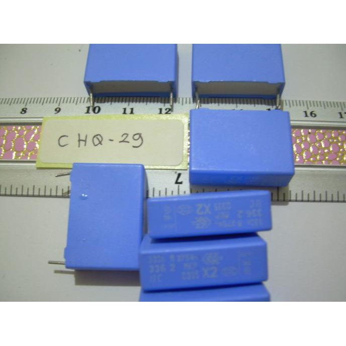 Philips Safety Capacitor 0.33Uf/275Vac (330Nf, 334) . Pitch 22Mm Audiopa83 Ayo Beli