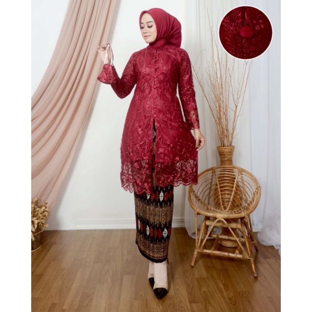 KEBAYA ORIGINAL//KEBAYA MODERN//KEBAYA TULLE KANCING BUSUI//By ALDI KEBAYA