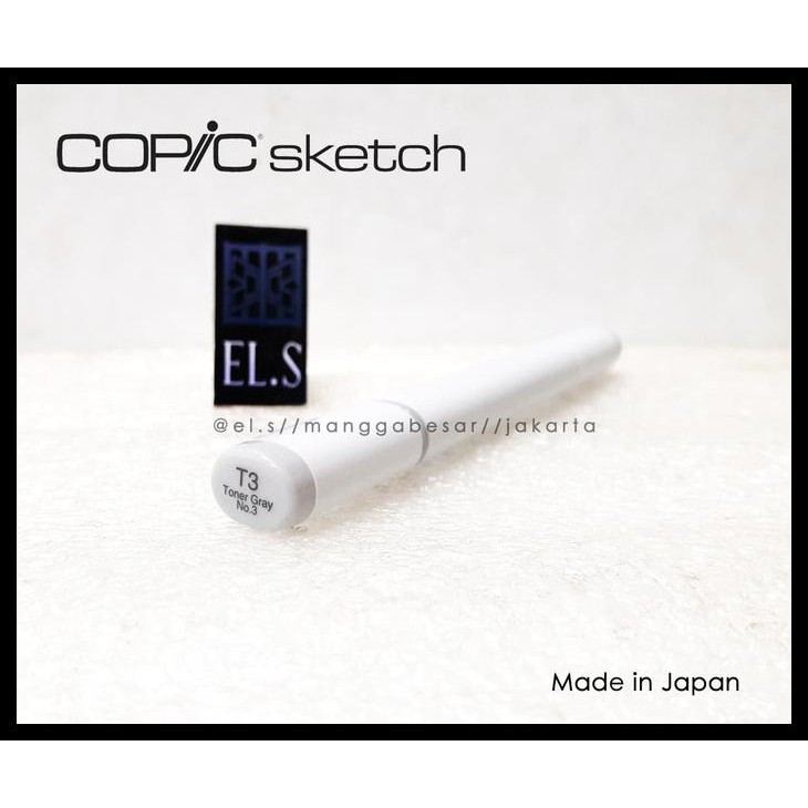 

Copic Sketch Marker T3 Toner Gray 3 ( Csm )