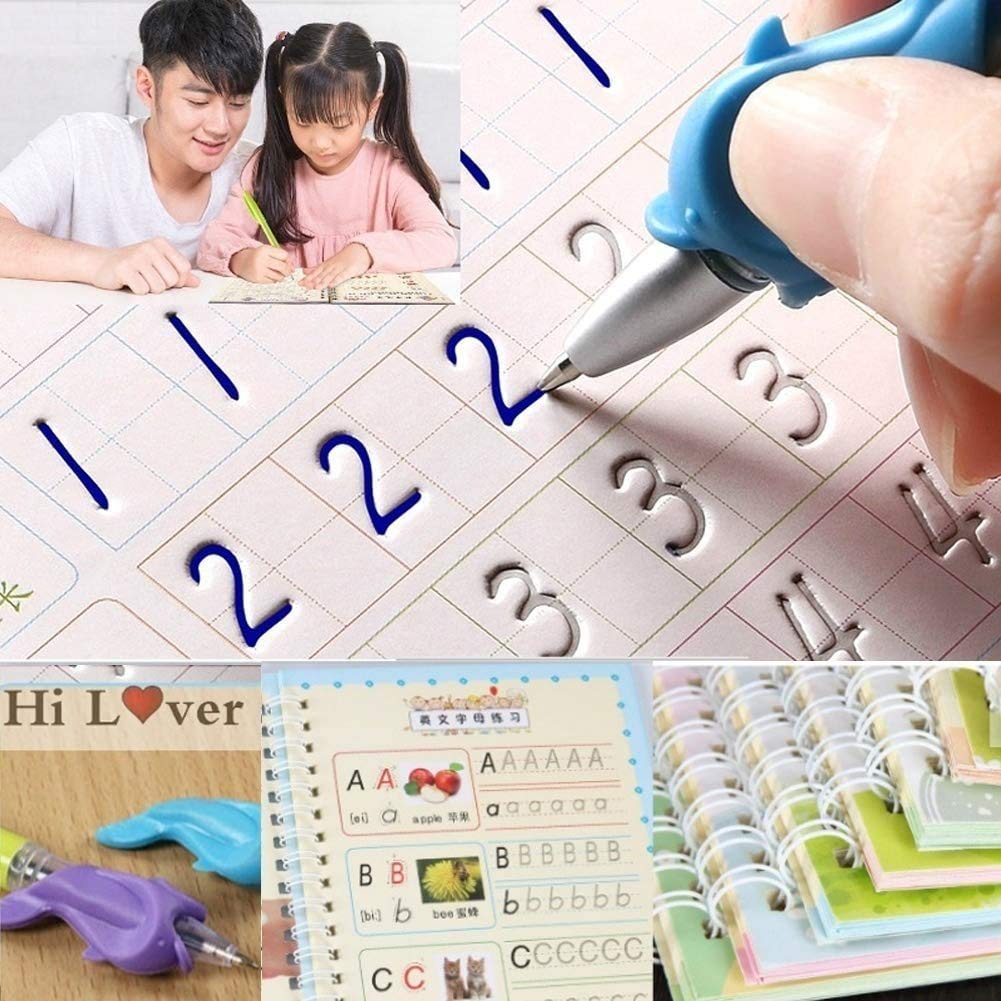 

Sank Magic Book Alfabet 1 Set isi 4 Buku Pulpen Refill Buku Latihan Belajar Menulis TK PAUD Reuseable Buku Edukasi Pintar Menulis Alfabet