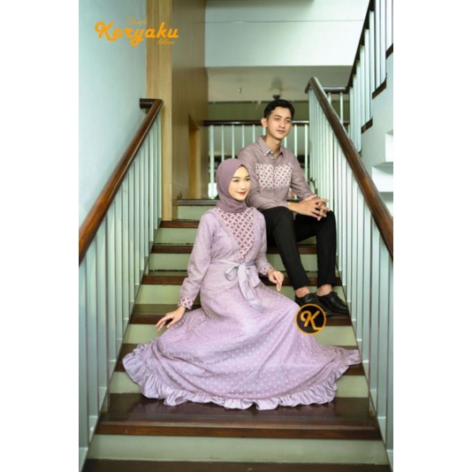 Baju Batik Couple Modern Batik Set Baju Couple Pasangan Gamis Brukat Couple Pasangan Batik Couple Batik Modern Couple Batik Katun Original Asli KARYAKU 2-4