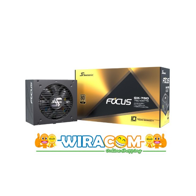 Seasonic Focus Gold GX-750 - 750W Power Supply Hitam Modular