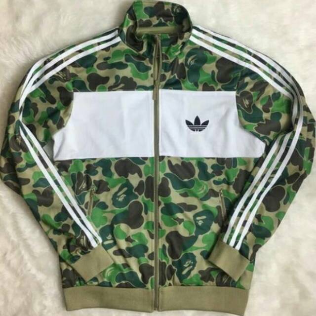 bape adidas firebird jacket