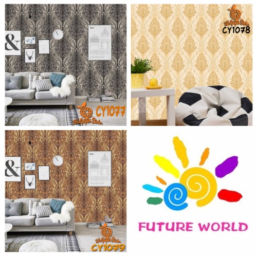 Wallpaper Stiker Murah Motif Batik Best Seller