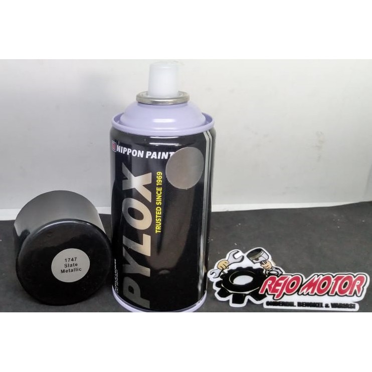 

PILOX/PYLOX /SOLID COLOURS & METALLIC COLOURS/ 1747 SLATE METALLIC / ANTI BAKAR ORIGINAL NIPPON