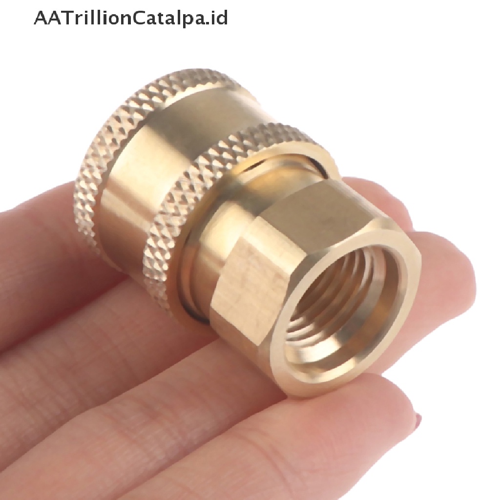 Aatrillioncatalpa 1Pc 1 / 4 &quot;Female NPT Bahan Kuningan Untuk Pressure Washer