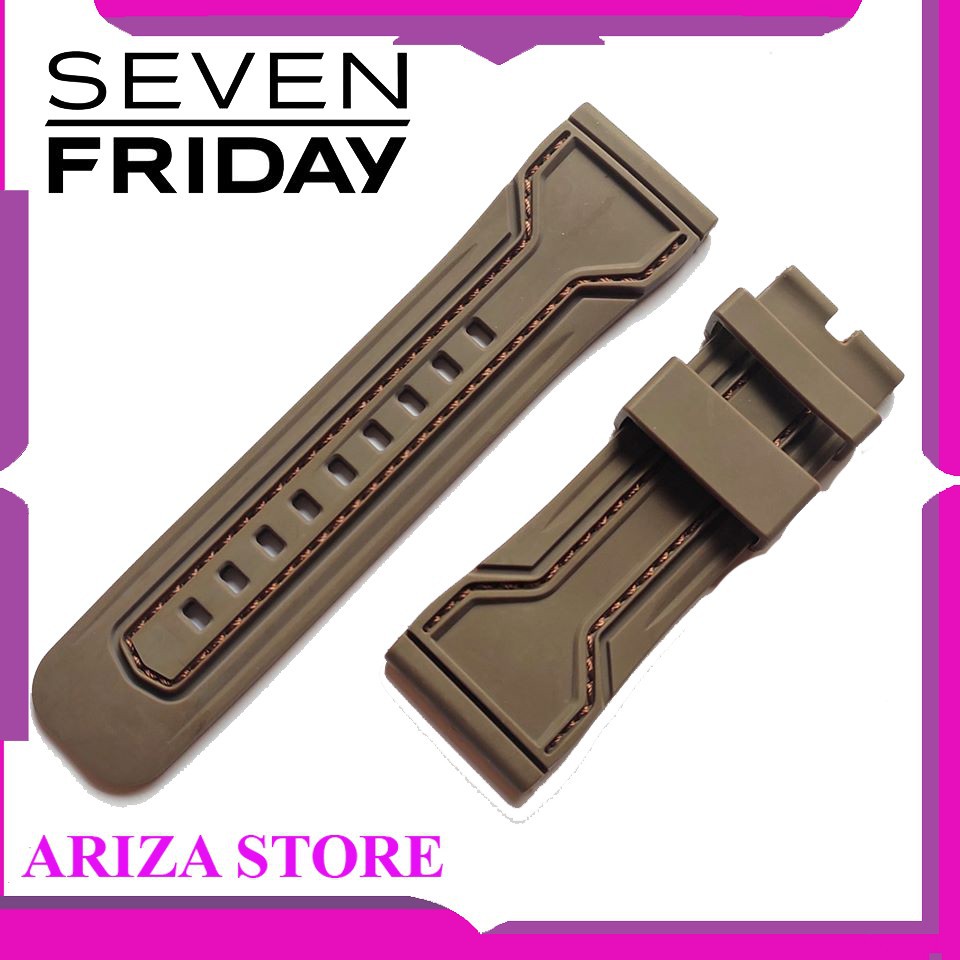 Tali Jam Tangan SF Seven Friday 7Friday Rubber 28 mm Premium