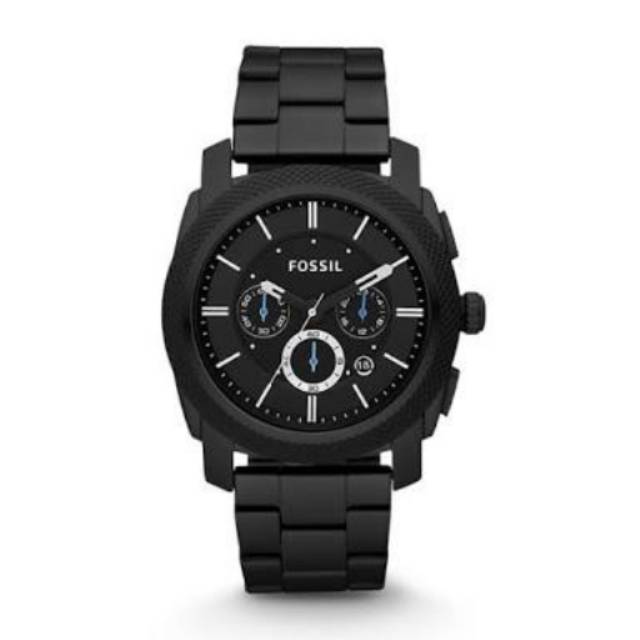 Fossil Machine Chronograph Black Stainless Steel - FS4552