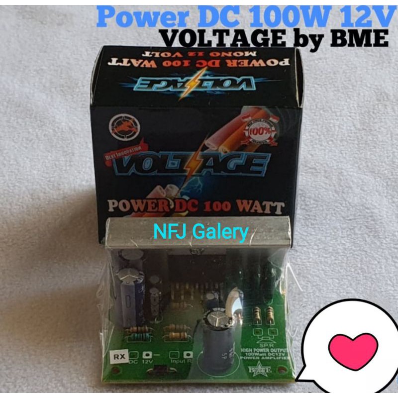Kit Power Amplifier DC 100 W 12 Volt Original 100%BME Sparepart Elektronik Alat musik
