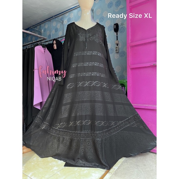 Abaya Ory saudi fursan embos saudi by fahimy niqob