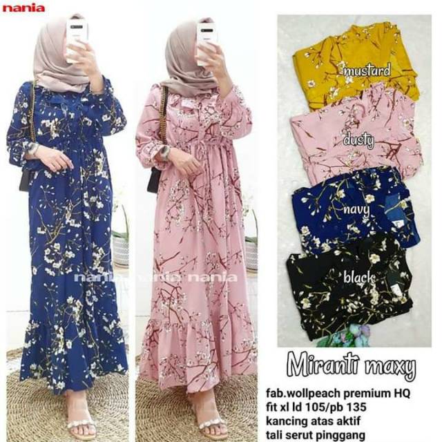 DRESS WOLLPEACH MIRANTI MAXY BY NANIA