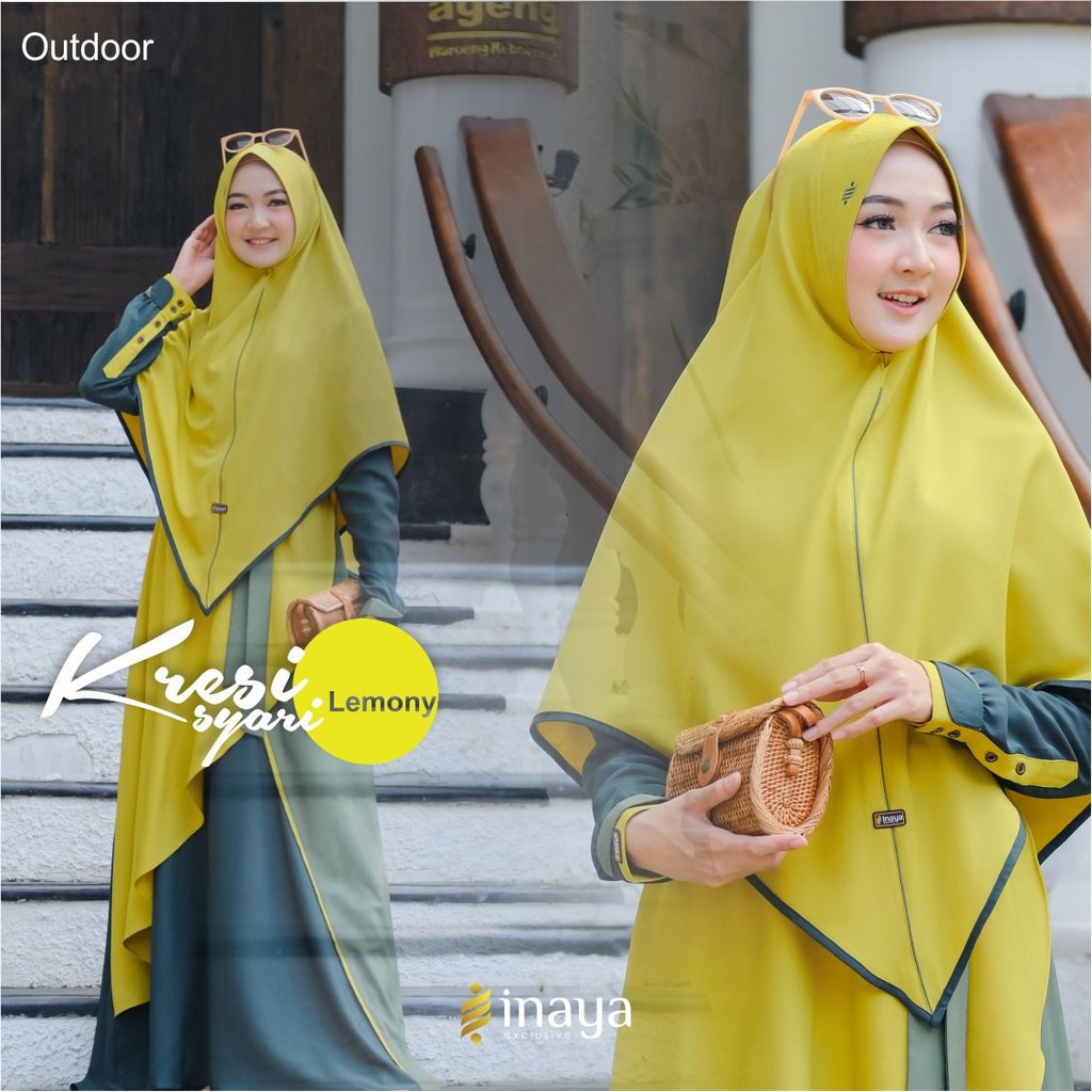 GAMIS INAYA KRESI SYAR'I / INAYA SET HIJAB