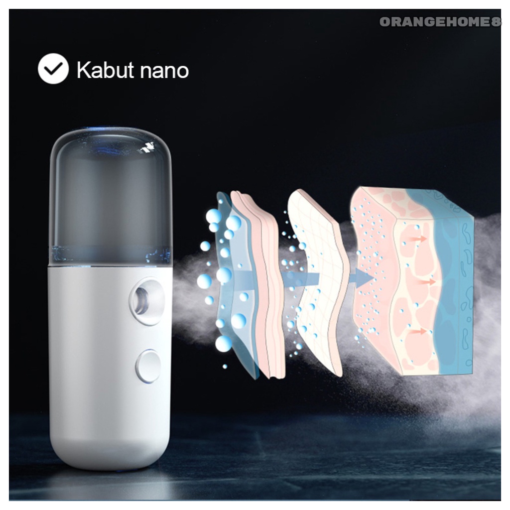 Nano Spray Portable Mini USB/Mist Sprayer Pelembab Wajah Perawatan Wajah Nano Spray Facial Steamer