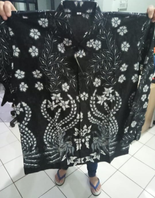Kemeja Batik Lengan Panjang Size M L Xl Xxl Kenongo Bswart Batik Hrb026