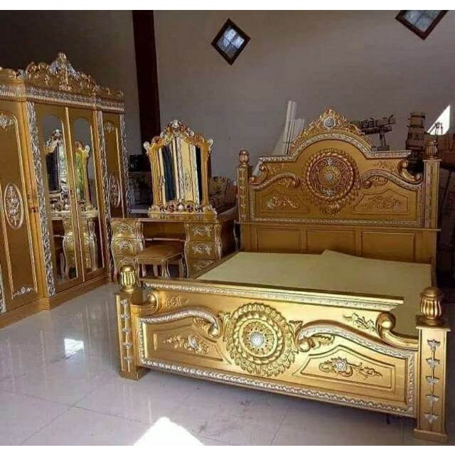 Kamar Set Jati Ukiran Jeporo Dipan Lemari Nakas Meja Rias