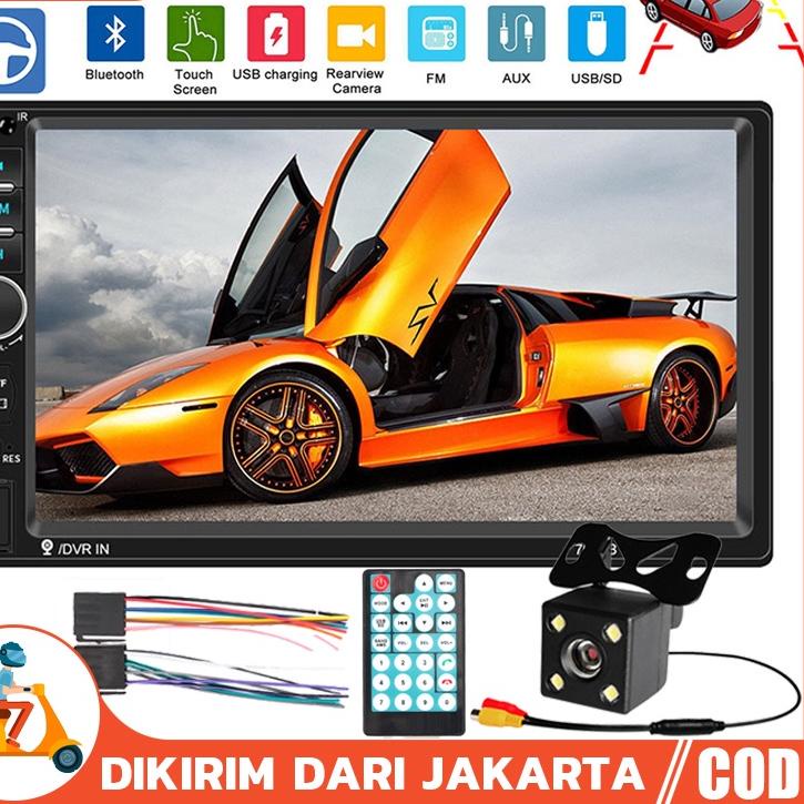 Paling Disukai.. 7018B 7010B Head Unit Double Din 7 Inch Bluetooth Audio TV Mobil Android Car MP3 MP