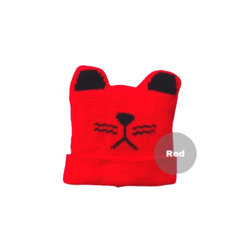 stoberi baby - KUPLUK KITTEN (M) Topi Anak Lucu Model kupluk Usia 0 Sampai 3 Tahun Kualitas Terbaik