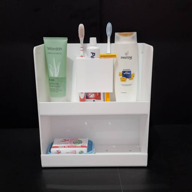 Rak sabun mandi dll/ akrilik display kamar mandi