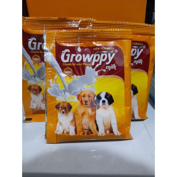 (1Box) Susu Anjing Growppy Sachet 30g