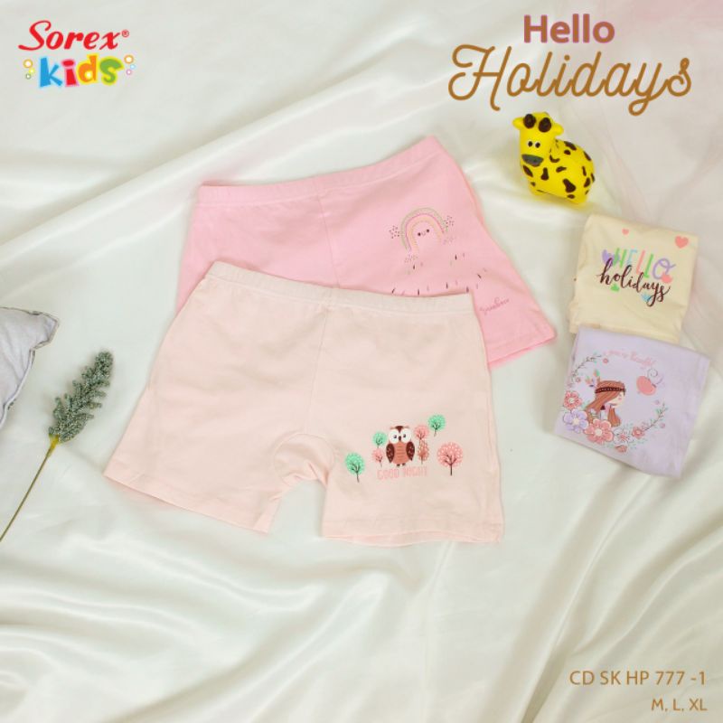 Celana Dalam Anak Perempuan Sorex CD Boxer Anak SK HP 777