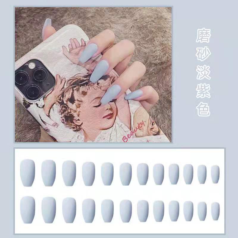 Kuku palsu matte 24pcs/ false fake nails  matte elegant nail art