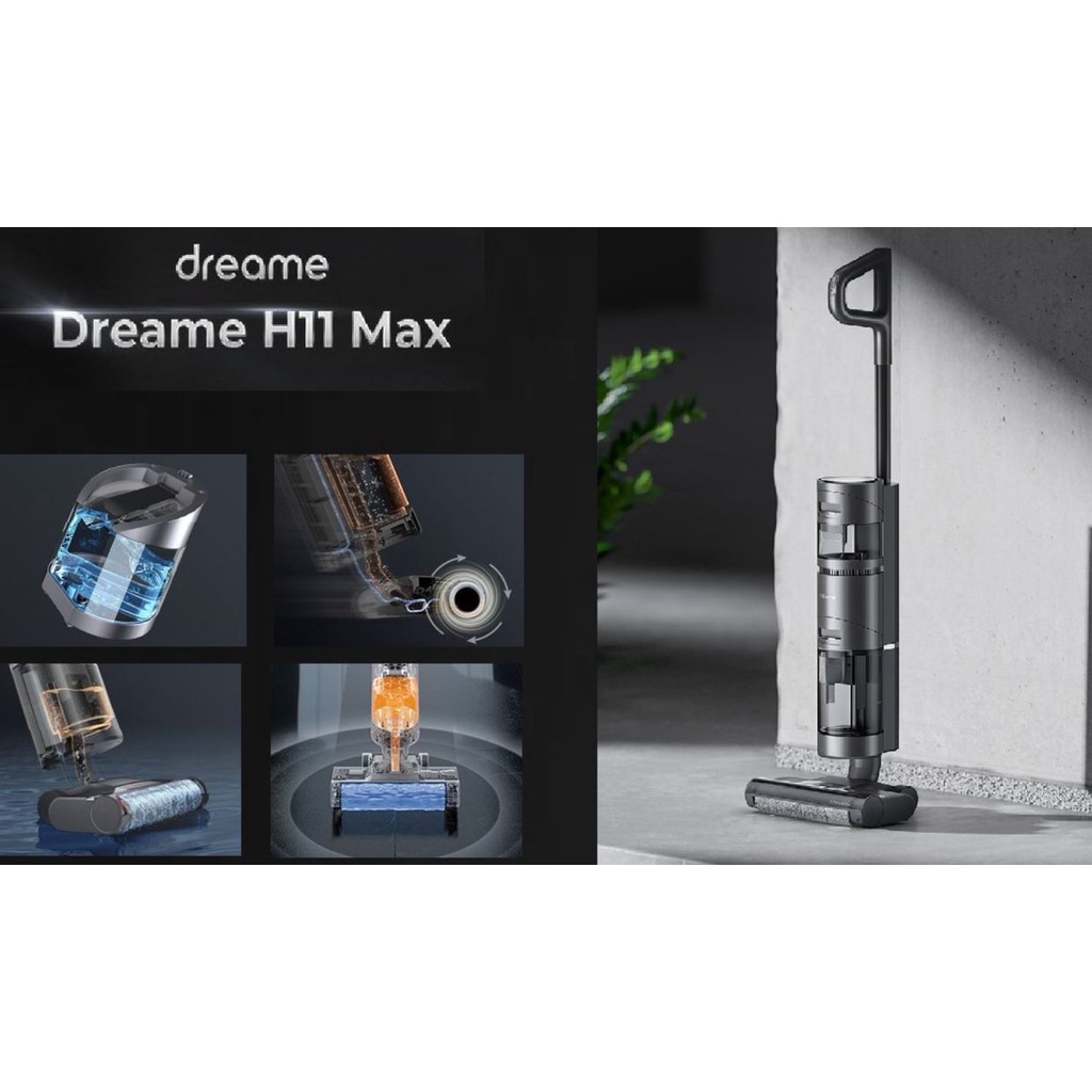 Dreame H11 Max Wet and Dry Cordless Vacuum Cleaner Mop Alt Tineco Mi