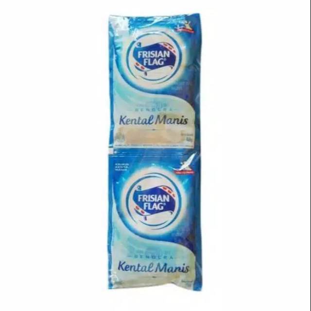 

Frisian Flag susu Kental Manis putih Sachet / sak ( isi 6pc)