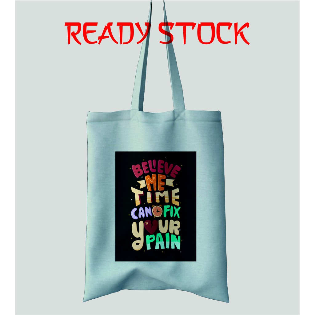 Totebag Premium - Canvas Drill - Bukan Blacu - Tas Fashion Wanita -  RS04