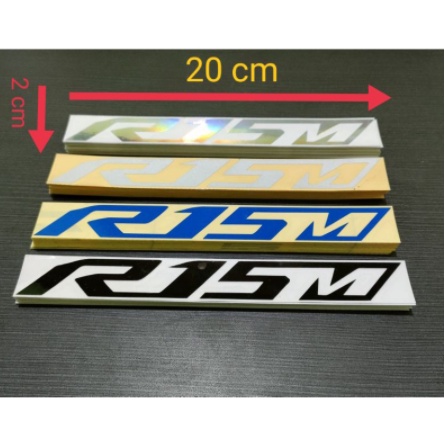 Sticker R15M stiker cutting