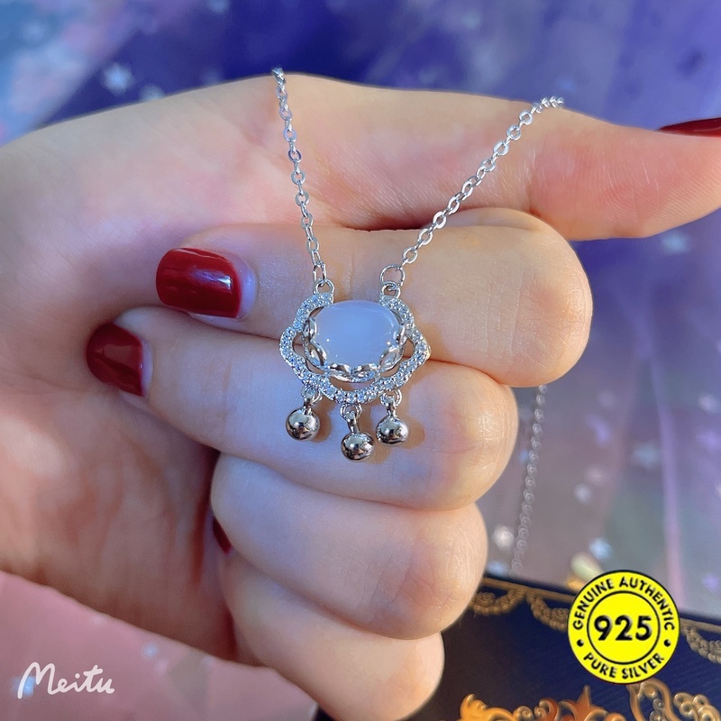 Kalung Rantai Sterling Silver 925 Dengan Liontin Untuk Wanita