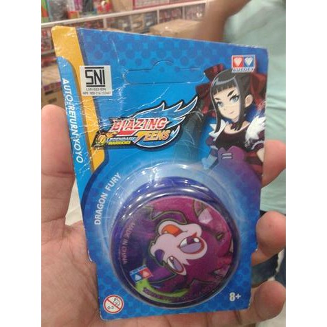 Cuci Gudang Yoyo Auldey Blazing Teens Legendary Warriors Flame Tiger Ori