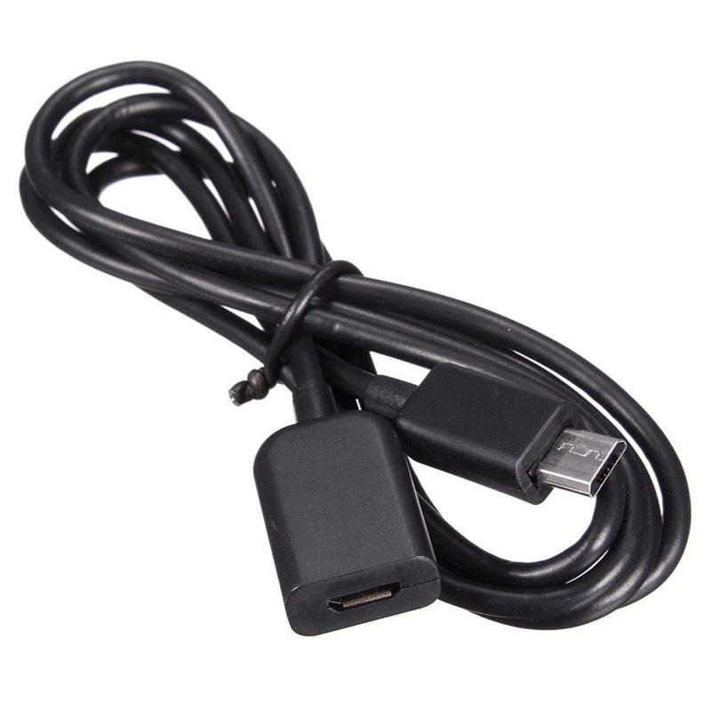 Cre Kabel Data / Charger Micro USB Male Ke Female Panjang 1M