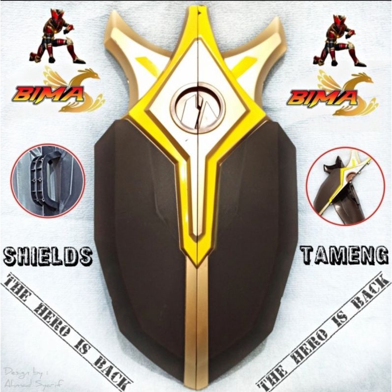 Mainan Anak Pretend Play Tameng BIMA-S Stone Shield