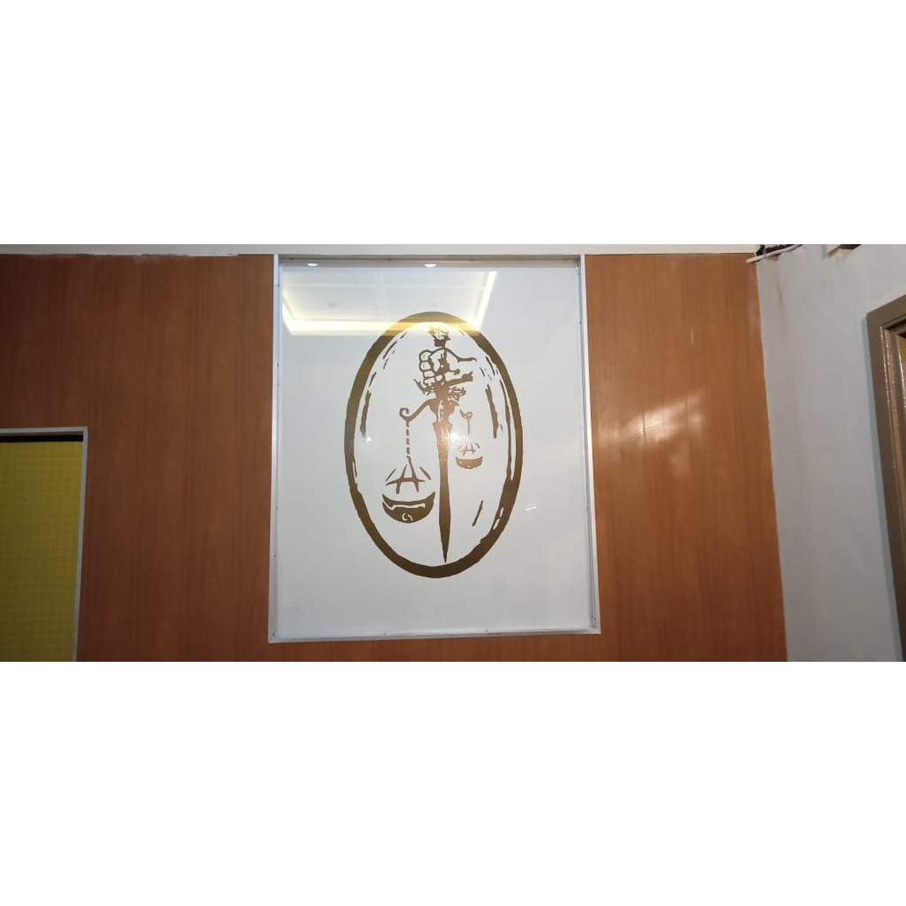 Jasa print dan pasang sticker kaca oneway vision surabaya pancawarna / Cetak Print Stiker One Way Ka