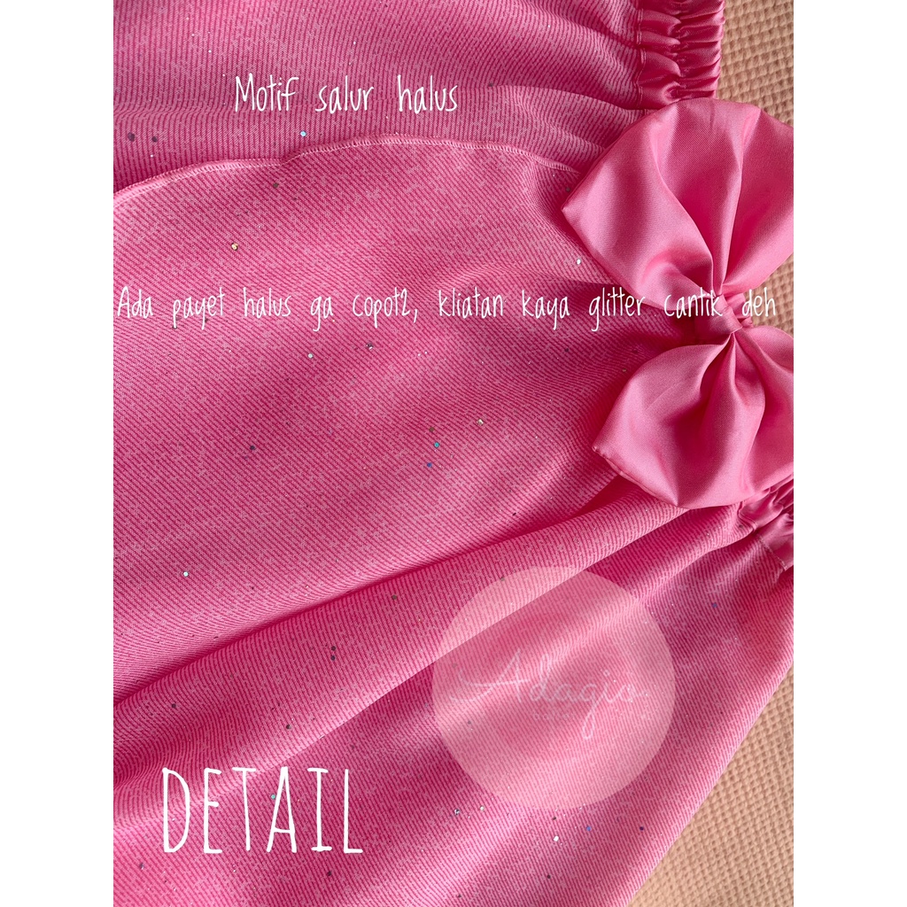 ROK SIFON WRAPSKIRT SCHIFFON BALLET ANAK KIDS MOTIF PINK