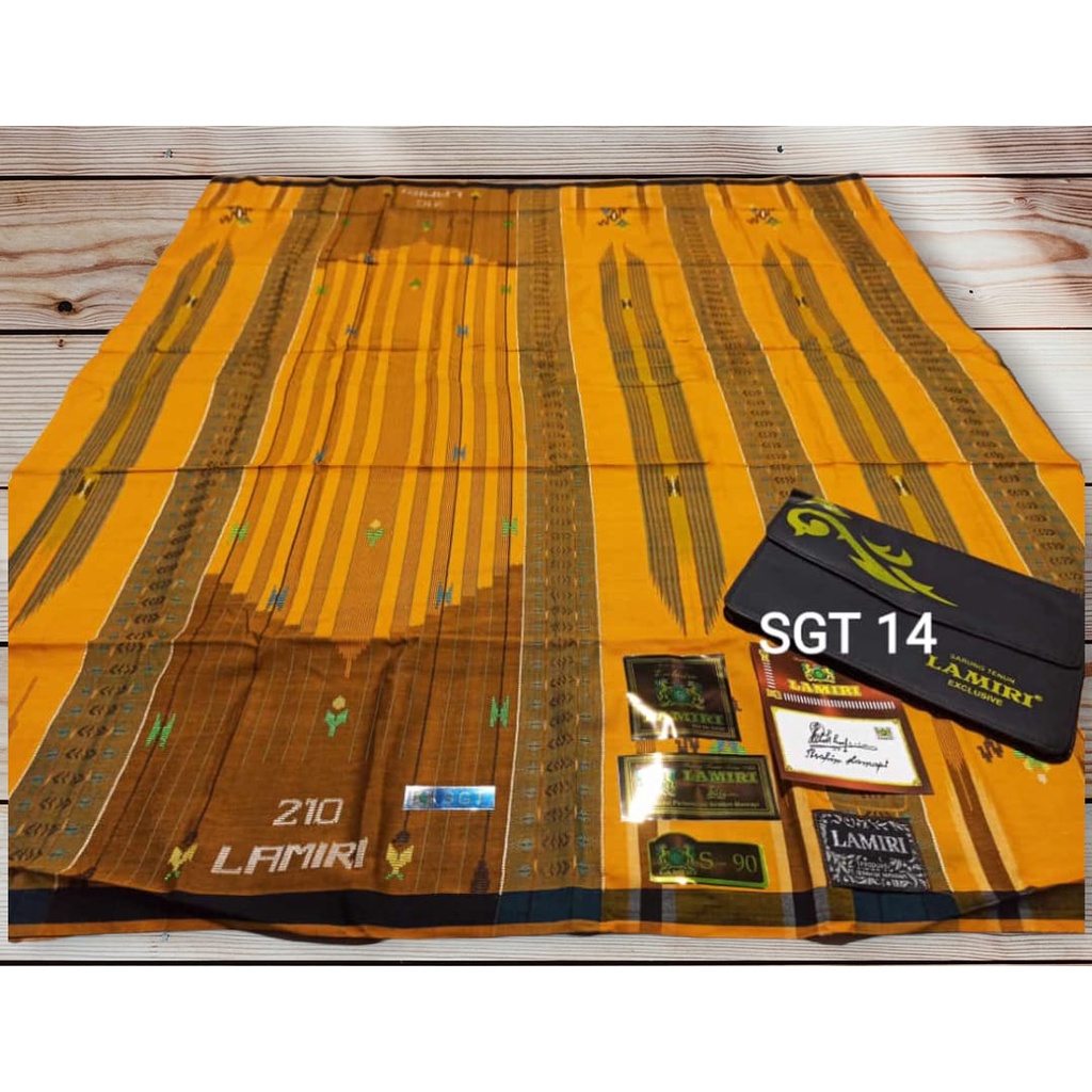 Sarung Ibadah Sarung Lamiri Songket SGT S90 Sutra 50%
