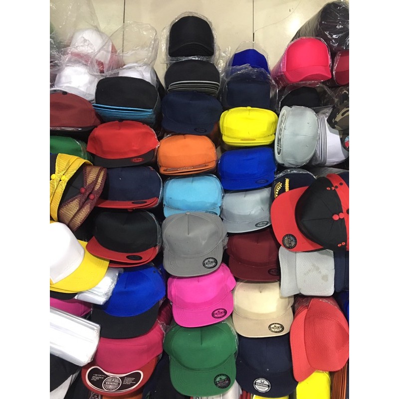 topi snapback polos