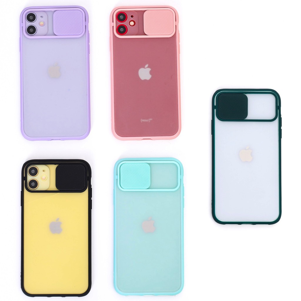 SOFTCASE FOR IPHONE 12 MINI PRO MAX - LENS COVER TRANSPRANT SLIDE CAMERA PROTECTION [2]