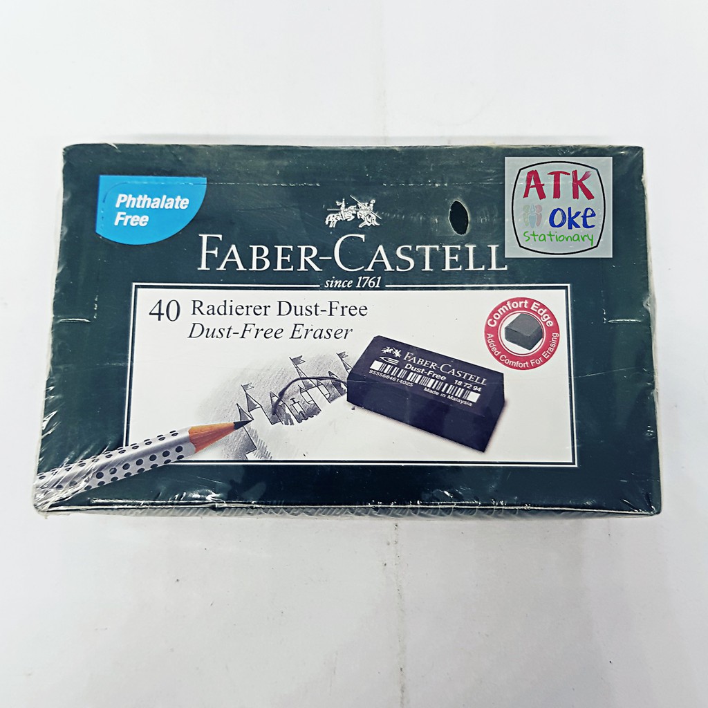 

1 Pcs Penghapus Faber Castell Hitam Kecil