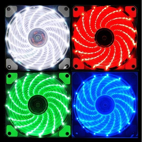 FAN CASING 12CM WITH LED / FAN CASE 12 CM COLORS LAMPU