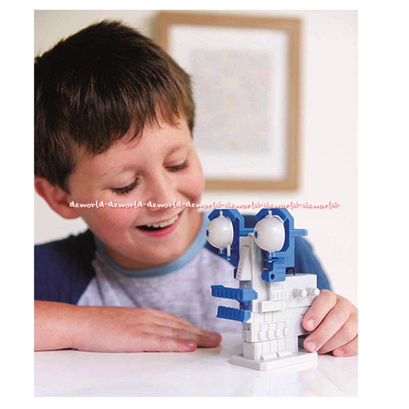 4M Kidzrobotix Motorised Robot Head Mainan Membuat Kepala Robbot