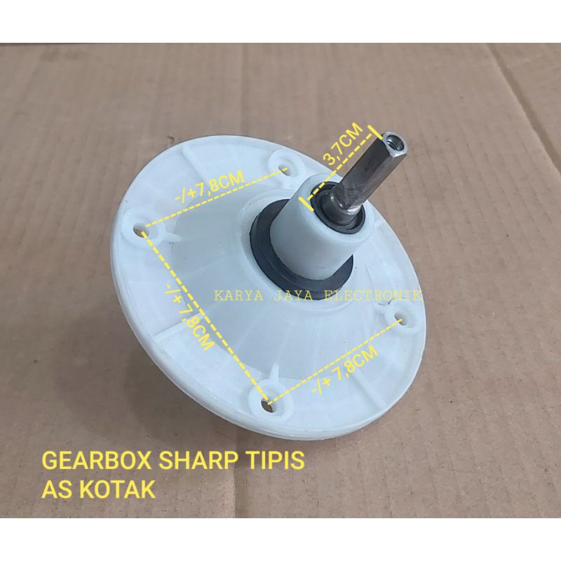 Gearbok girbox mesin cuci sharp as kotak