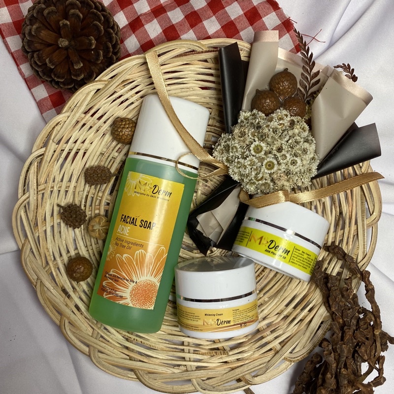 PAKET ACNE WHITENING M-DERM