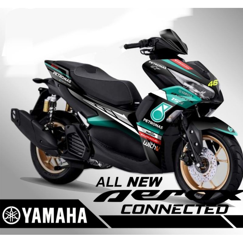 Stiker Decal Full Body New Yamaha Aerox Petronas