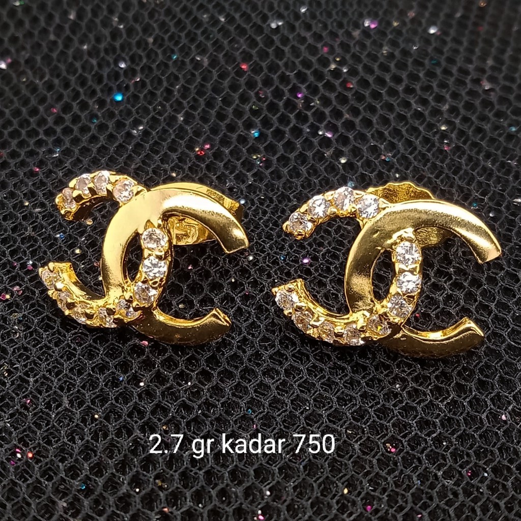 New Anting Emas 17K - 2.7 gr Kadar 750 - 1832