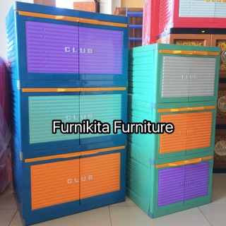 BESAR LEMARI PLASTIK CLUB BESAR SUSUN 3 Shopee Indonesia BESAR LEMARI PLASTIK CLUB BESAR SUSUN 3 Shopee Indonesia