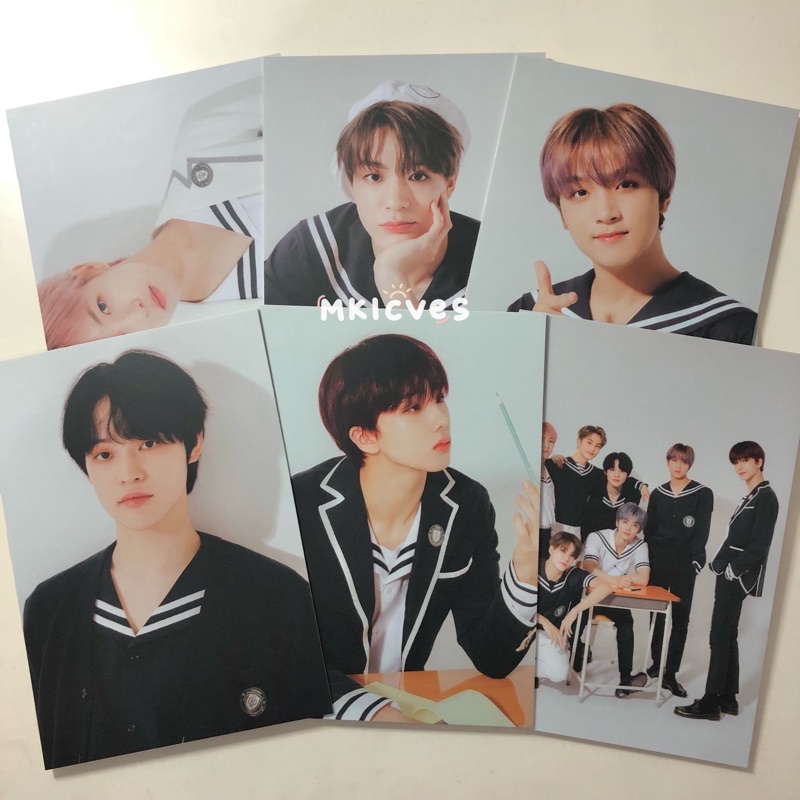 sharing md b2s nct dream postcard book renjun jeno haechan chenle jisung group