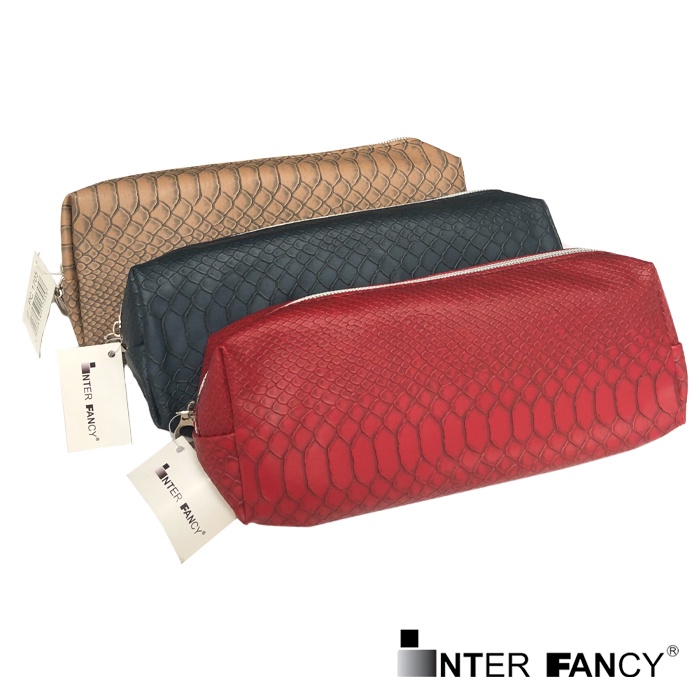 

Kotak Pensil / Pencil Case Interfancy Matte Snake Skin Embos