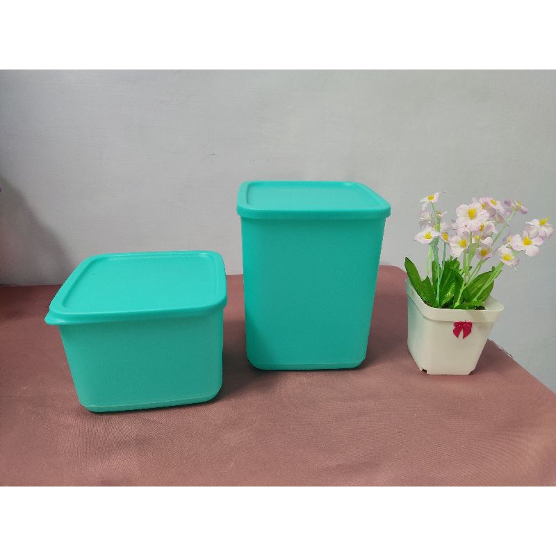 Tupperware square round tropical fiesta